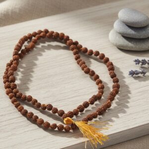 Rudraksha Mala - Beads Size 5.0mm Ready to Wear (R0001)